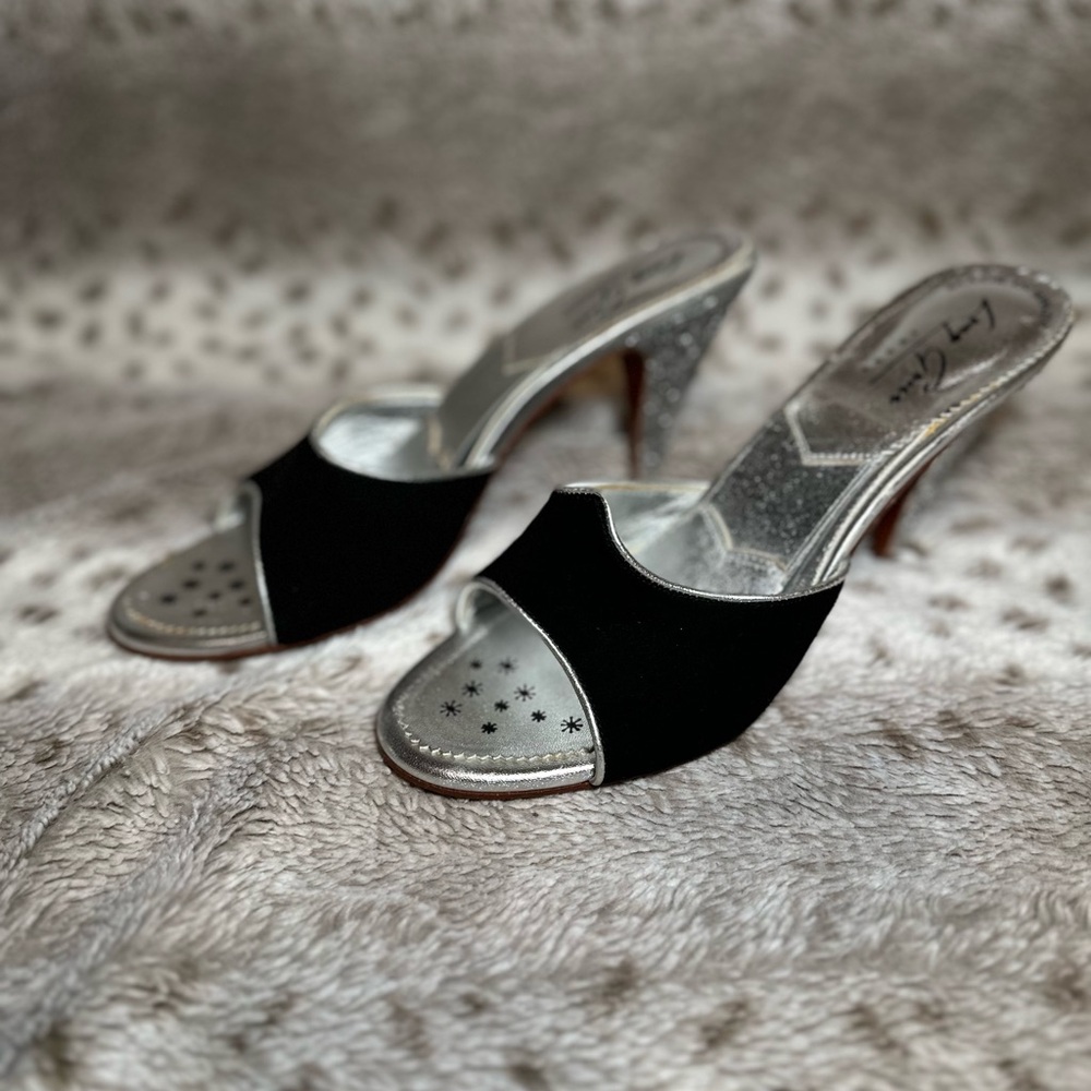 Long Gone Celeste x Evgenia Spring-O-Lator Mules size 39